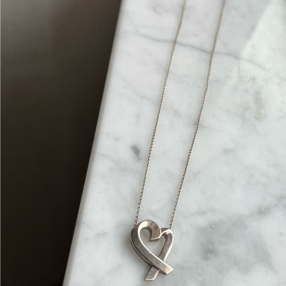 Tiffany & Co. Silver loving Heart Pendant Necklace